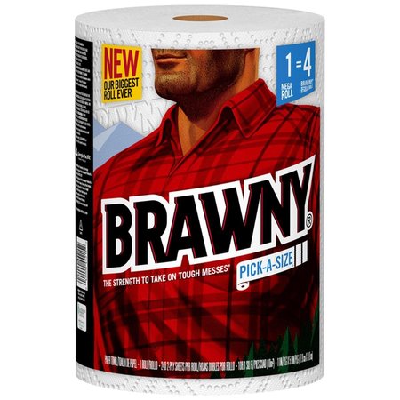 BRAWNY 2 Ply Paper Towels; 240 Sheet Pack of 6 6020890